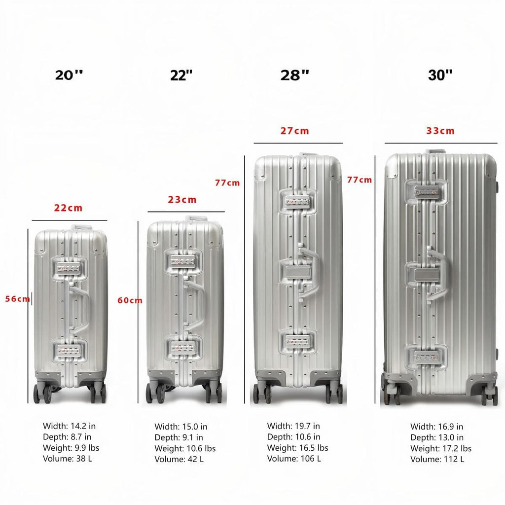 Lyvoi Horizon Aluminum Suitcase